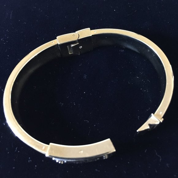 Michael Kors Women's Gold Tone Tortoise Print Bracelet - Picture 3 of 5